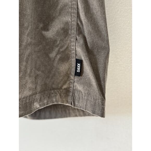 SAXX Men's Ballpark Pouch - New Frontier 2N1 Shorts 9” Gray - PRELOVED - Size 36 - Picture 4 of 10